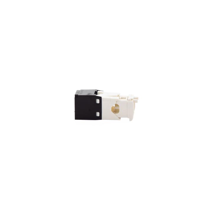 Conector Jack RJ45 Estilo TG, Mini-Com, Categoría 6, de 8 Posiciones y 8 Cables, Color Negro