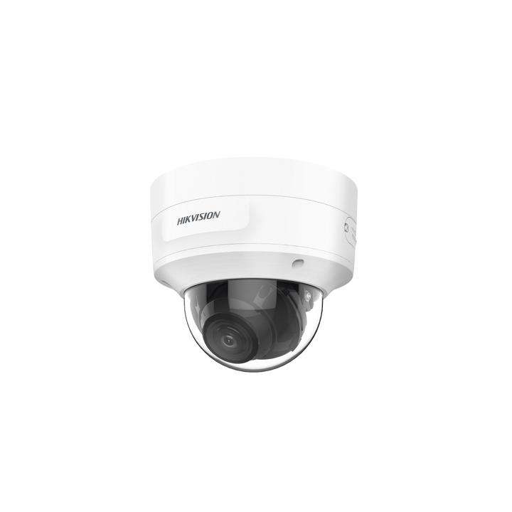 Domo IP 8 Megapixel (4K) / Lente Mot. 2.7 a 13.5 mm / 40 mts IR EXIR / Exterior IP66 / IK10 / DARKFIGHTER / Audio y