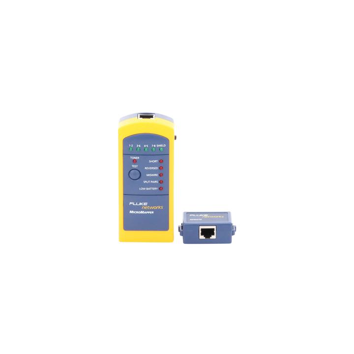 Probador de Mapa de Cableado MicroMapper, para Verificar Rápida y Fácilmente la Integridad del Cableado de Par