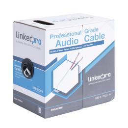 Cable para Audio Profesional de 2 Conductores Calibre 18 para Aplicaciones de Audio y Automatización Bobina de 152