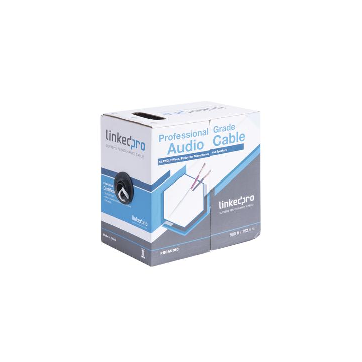 Cable para Audio Profesional de 2 Conductores Calibre 18 para Aplicaciones de Audio y Automatización Bobina de 152