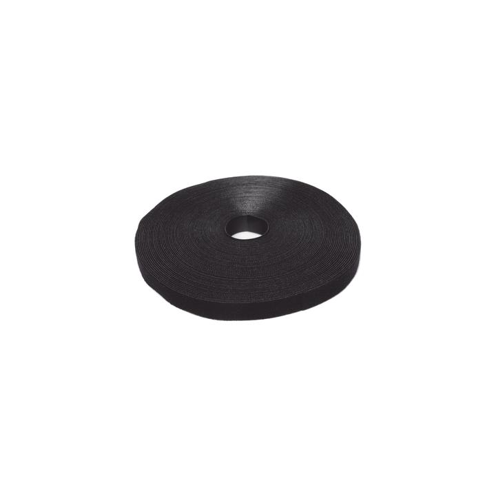 Rollo de Cinta de Contacto, de 75 Pies (22.9m) de Largo, 19.1 mm de Ancho, Color Negro