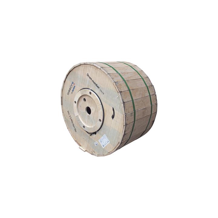 Carrete de 4 Kilómetros de Fibra Óptica Aérea Mini ADSS (ASU) G.652D, Monomodo de 8 Hilos, Exterior, Span 80, Loose