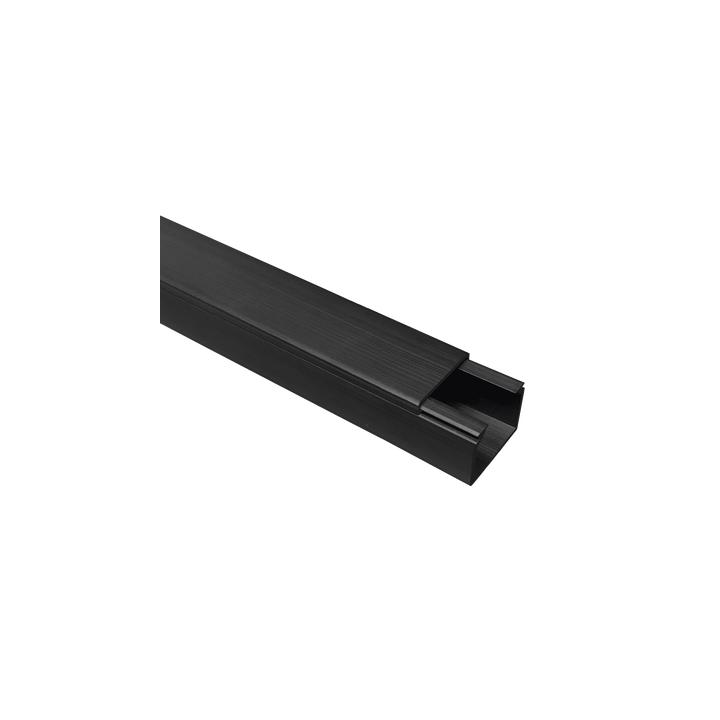 Canaleta TMK 1720 Color Negro con Cinta Adehsiva, 5 Ft. De Largo (1.5 m), Para uso en Exterior con Bajo Voltaje