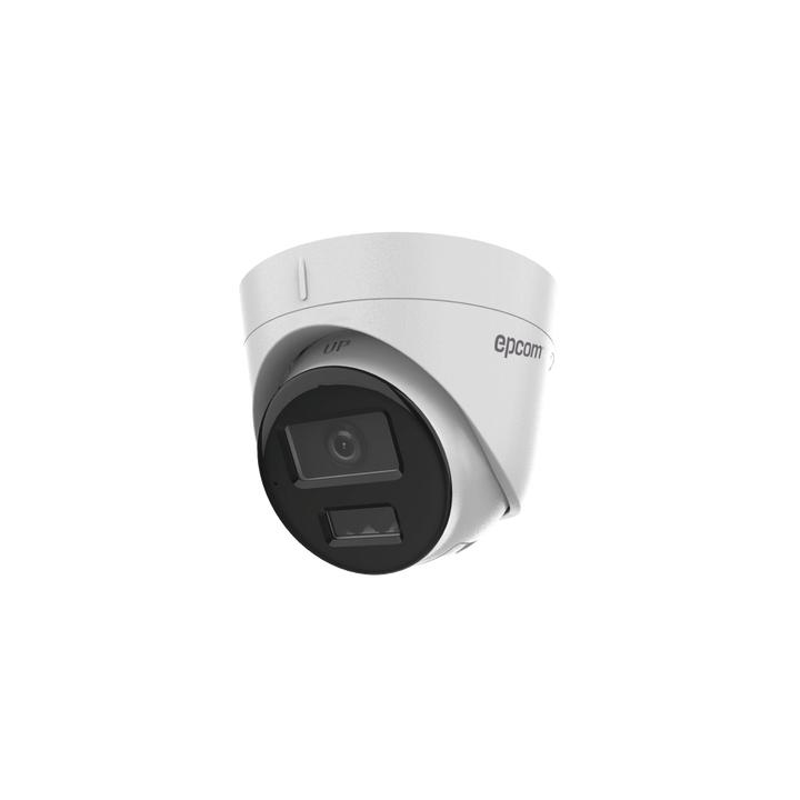 [Dual Light] Turret IP 2 Megapixel / Lente 2.8 mm / 30 mts IR + 30 mts Luz Blanca / Micrófono Integrado / ACUSENSE