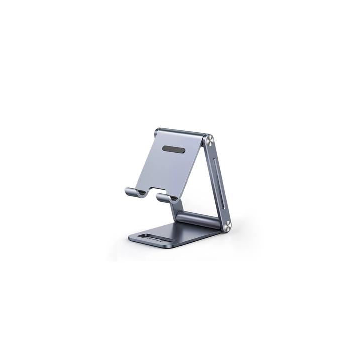 Soporte para Teléfono Celular de Aluminio | Angulo Ajustable | Amplia Compatibilidad con dispositivos de 4.7'' a 7.9''