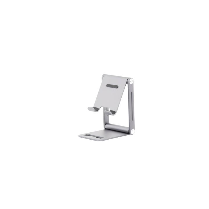 Soporte para Teléfono Celular de Aluminio | Angulo Ajustable | Amplia Compatibilidad con dispositivos de 4.7'' a 7.9''