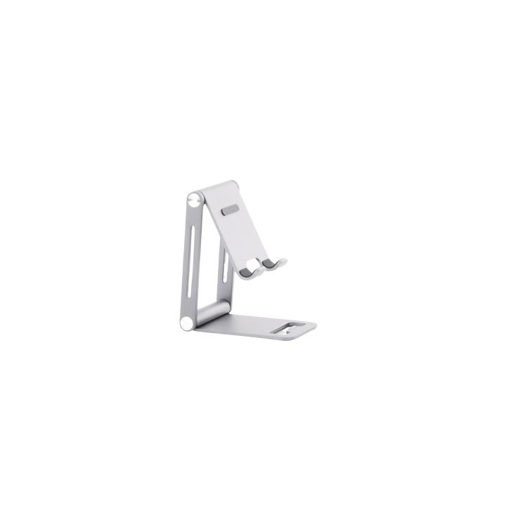 Soporte para Teléfono Celular de Aluminio | Angulo Ajustable | Amplia Compatibilidad con dispositivos de 4.7'' a 7.9''